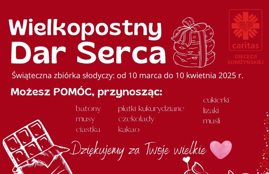 Wielkopostny DAR SERCA – akcja CARITAS