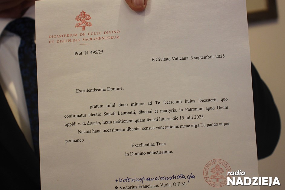 Święty Wawrzyniec zostanie patronem miasta. Jest oficjalny dekret!