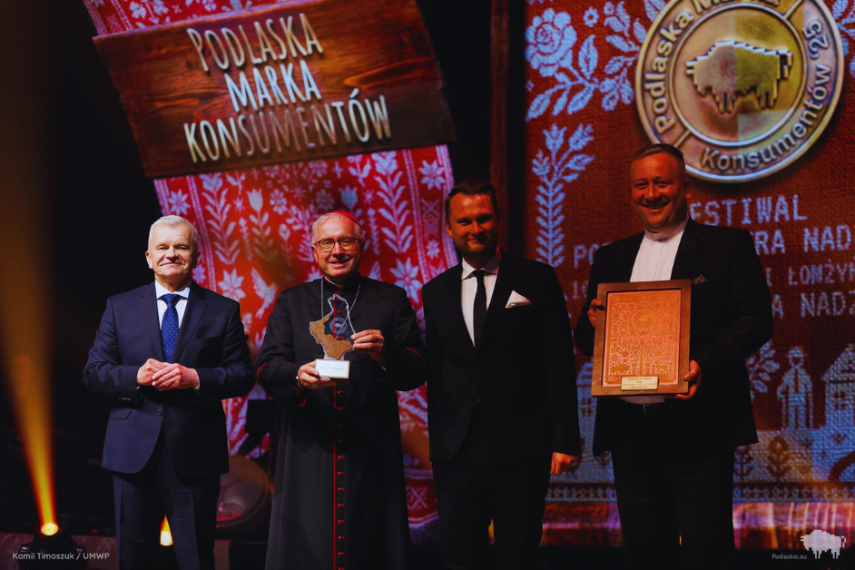 „Podlaska Iskra Nadziei – 100-lecie Diecezji Łomżyńskiej” laureatem Podlaskiej Marki Konsumentów