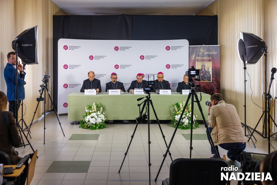 Konferencja prasowa po zakończeniu 405. Zebrania Plenarnego Konferencji Episkopatu Polski w Łomży